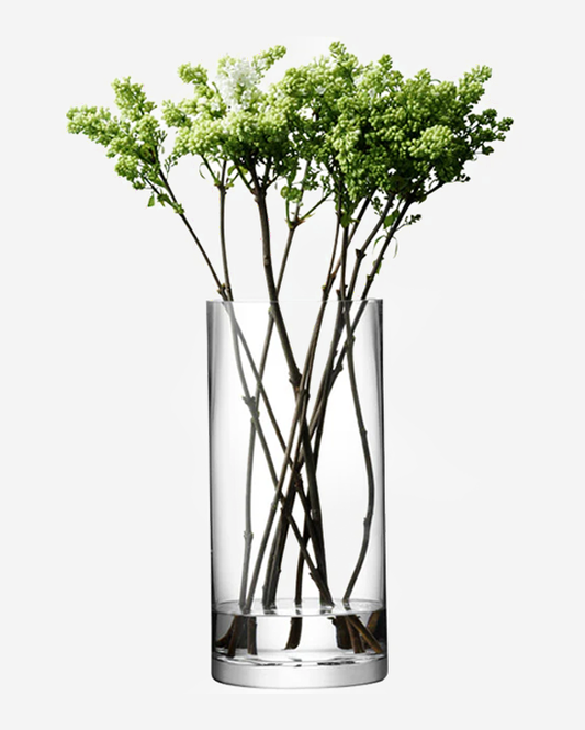 LSA Column Vase/Candleholder H36 x D17cm Clear