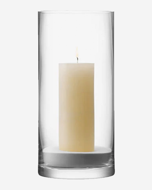 LSA Column Clear Vase/Candleholder 36cm