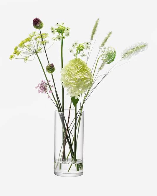 LSA Column Vase H28 x D13cm Clear