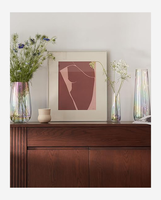 LSA Pearl Mother of Pearl Vase H20cm