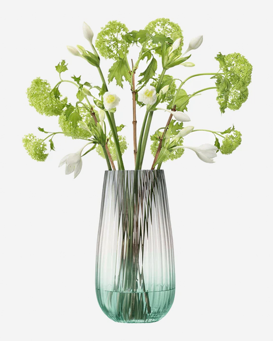 LSA Dusk Vase Green/Grey H28cm
