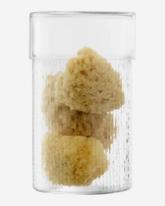 LSA Wicker Container & Lid 15cm/H24.5cm Clear