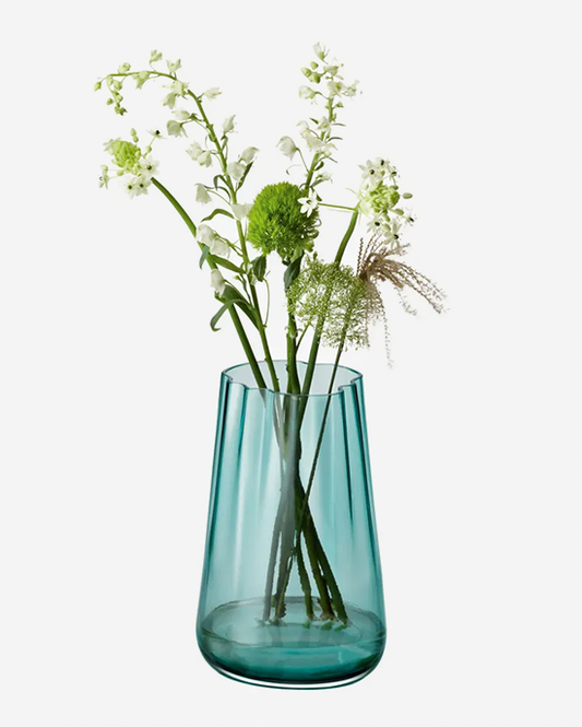 LSA Sea Green Lagoon Vase H35cm