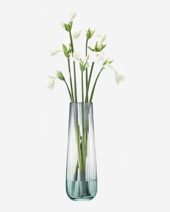 LSA Dusk Vase Green/Grey H36cm