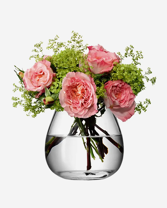 LSA Flower Clear Table Bouquet Vase