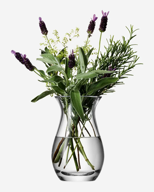 LSA Flower Posy Vase Clear