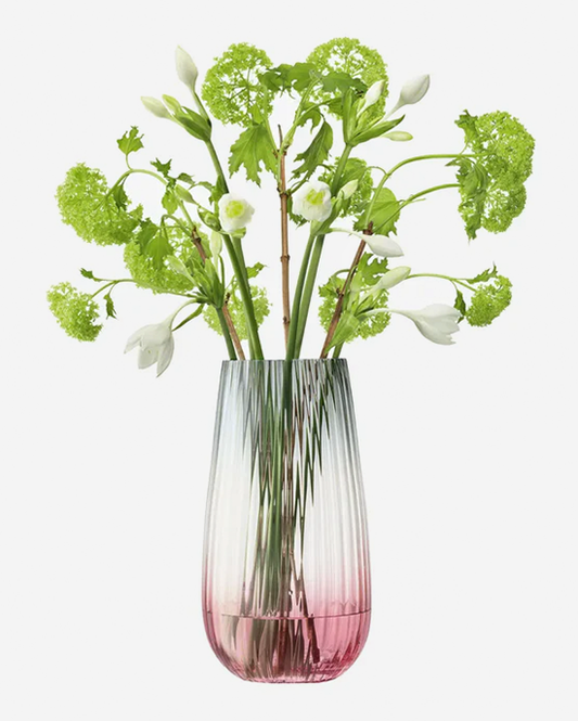 LSA Dusk Vase Pink/Grey H28cm