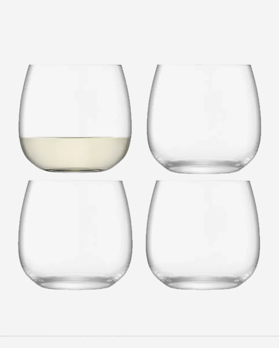 LSA Borough Clear Stemless Glass 370ml