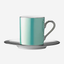 LSA Palazzo Sea Green Coffee Cup & Saucer 100ml