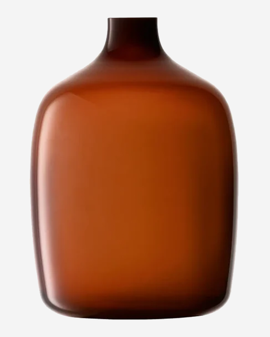 LSA Vessel Vase Peat Brown H27cm