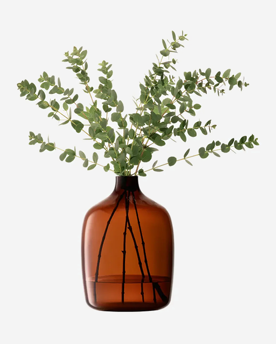 LSA Vessel Peat Brown Vase H27cm