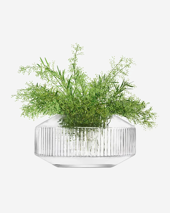 LSA Clear Rotunda Wide Vase
