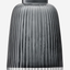 LSA Grey Pleat Vase H26cm