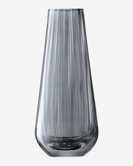 LSA Zinc Vase Sheer Zinc H18cm