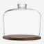 LSA Clear City Dome with Walnut Base