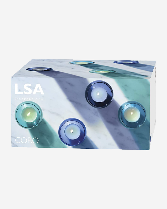 LSA Coro Lagoon Assorted Tealight Holder