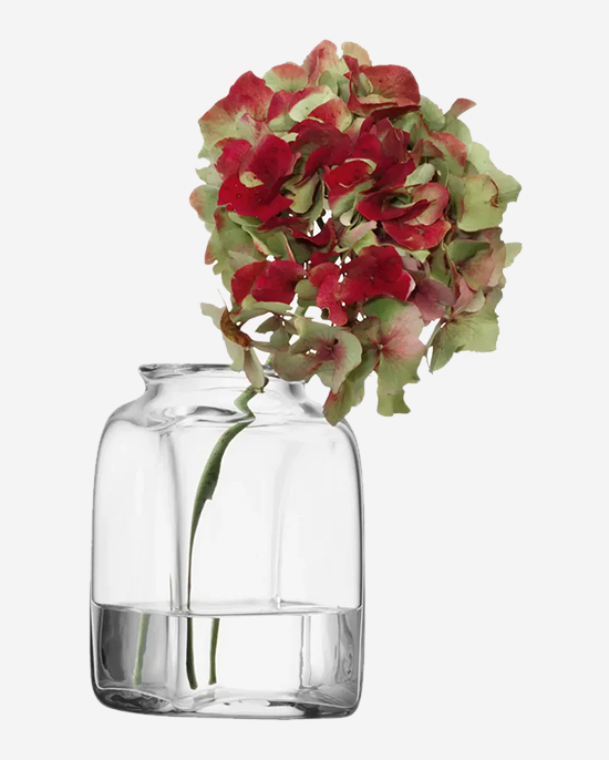 LSA Umberto Vase H14cm Clear