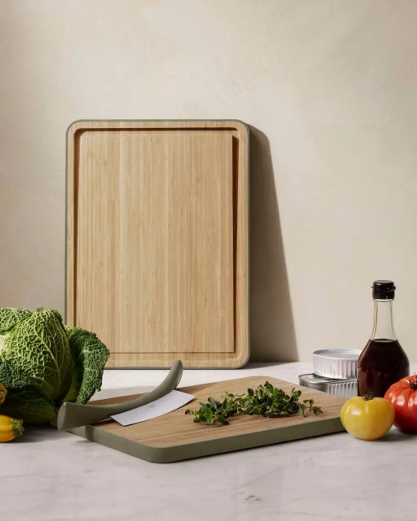 Eva Solo 520350 Bamboo Cutting Board with Juice Groove Green Tool