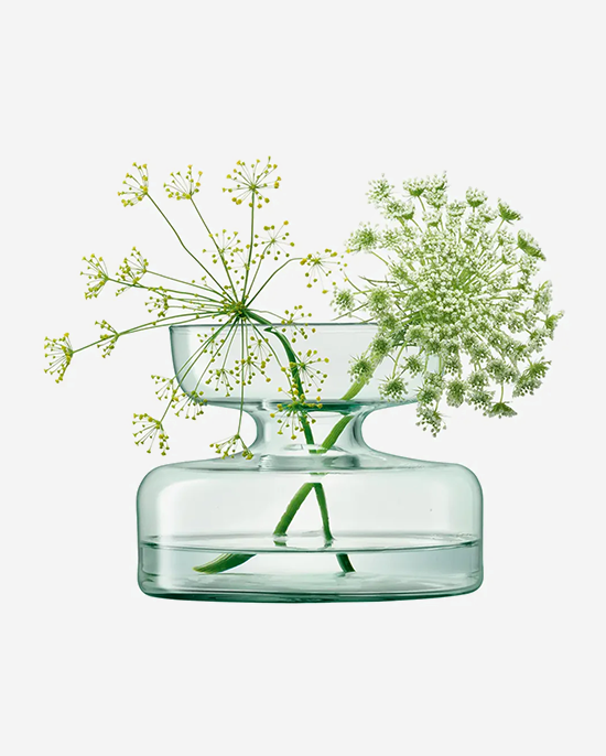 LSA Clear Canopy Vase Bulb Planter H10cm