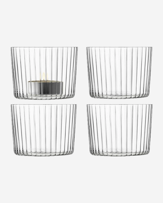 LSA Gio Tealight Holder Line x4