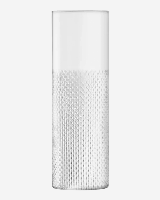 LSA Wicker Vase Clear H40cm