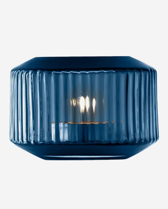 LSA Rotunda Tealight Holder/Vase Sapphire