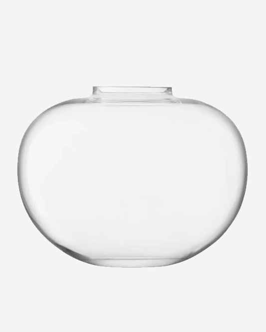 LSA Flower Curved Bouquet Vase Clear