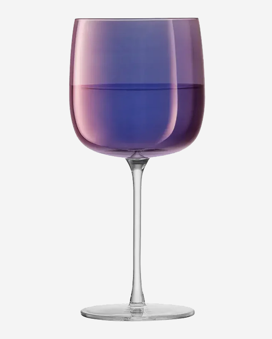 LSA Aurora Wine Glass 450ml Polar Violet x4