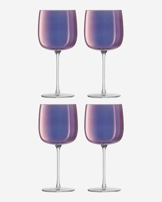 LSA Polar Violet Aurora Wine Glass 450ml