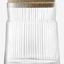 LSA Clear Gio Line Container with Cork Stopper