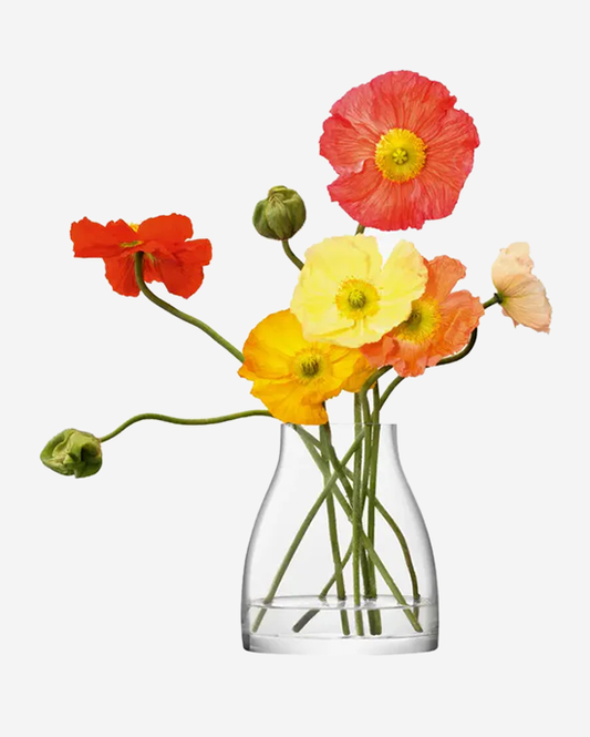 LSA Clear Flower Kiln Vase H21cm