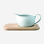 LSA Clear Dine Sauce Boat with Oak Stand 450ml