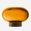 LSA Amber Walnut Oblate Vase Lantern