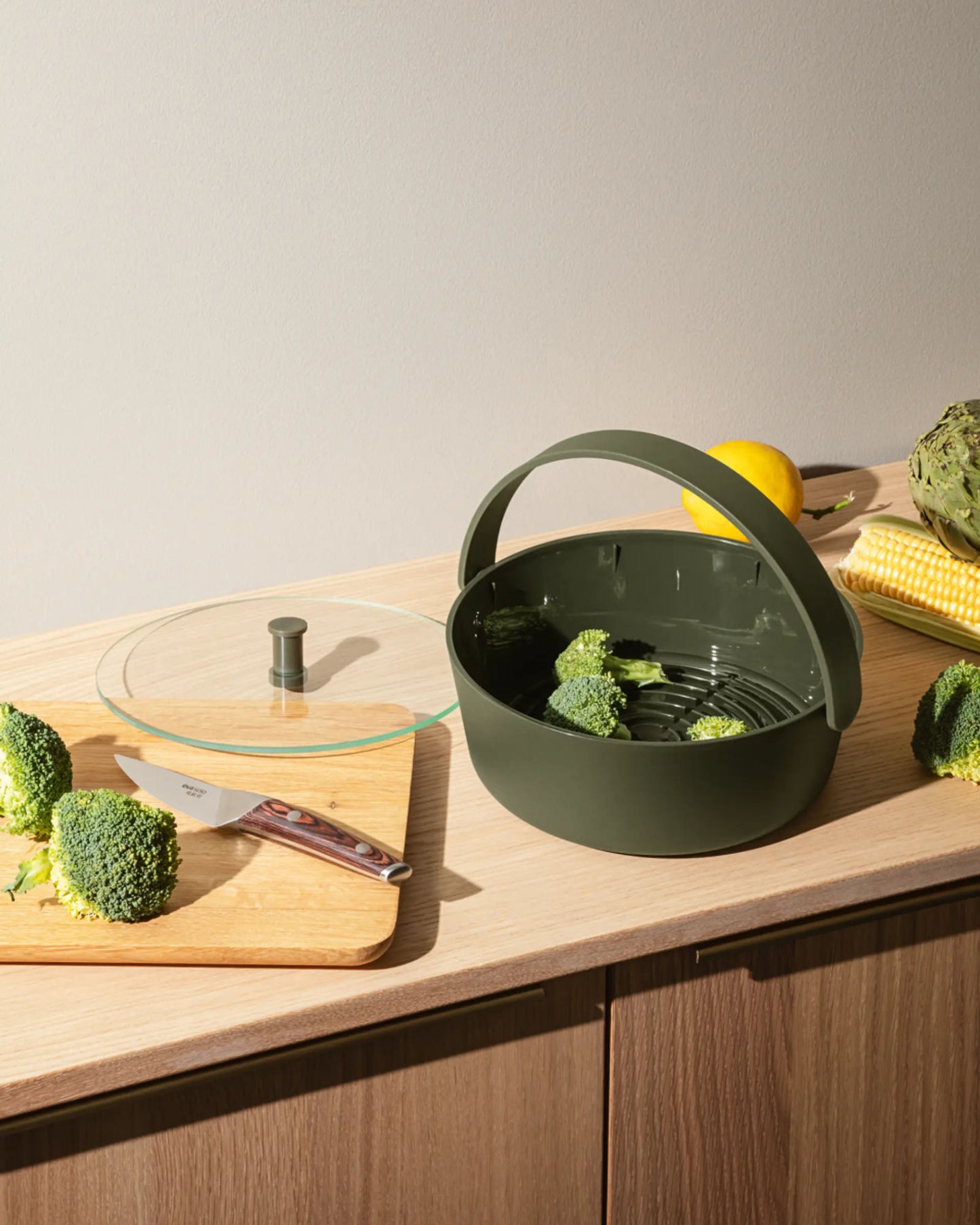 Eva Solo 531413 Microwave Steamer Pot Green Tool