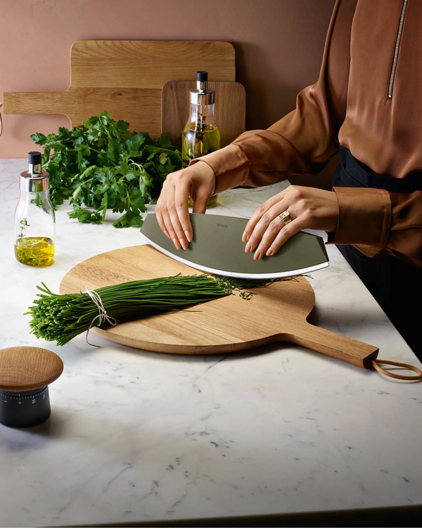 Eva Solo 531500  Pizza/Herb Knife Green Tool