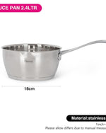 Fissman Sauce Pan Felice 18cm/2.4LTR Without Lid Stainless Steel