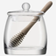 LSA Clear Serve Honey Pot with Oak Dipper
