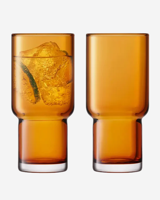 LSA Utility Highball 390ml Amber x2