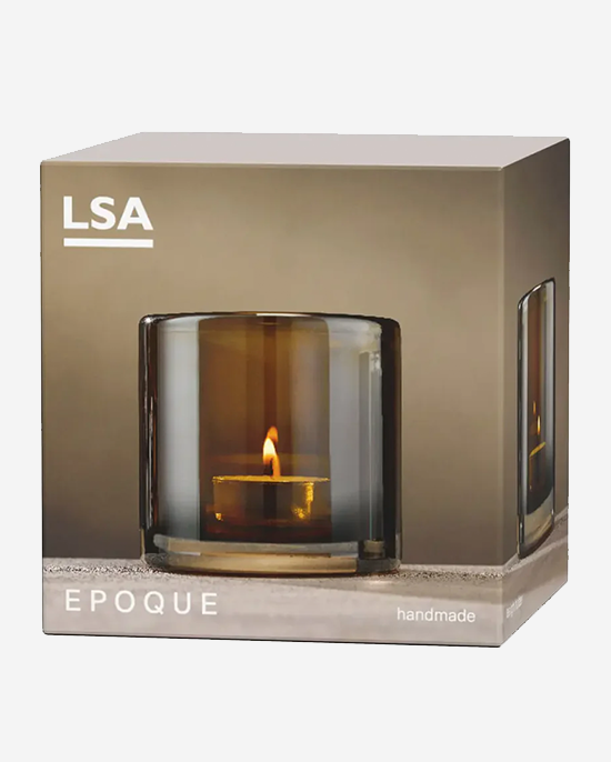LSA Amber Lustre Epoque Tealight Holder