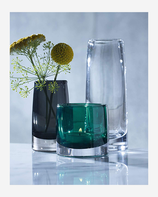 LSA Marine Green Stems Bud Vase