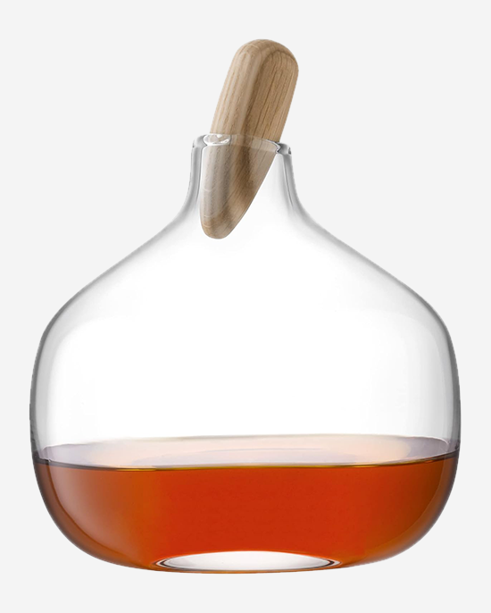 LSA Float Decanter & Oak Stopper Clear