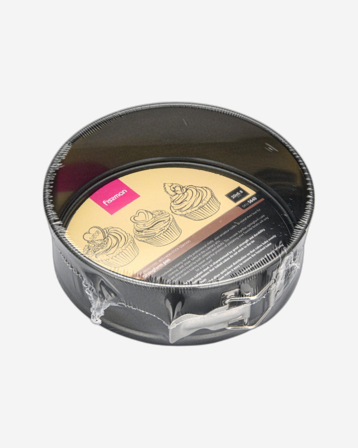 Fissman Cake Pan Springform Carbon Black 20cm