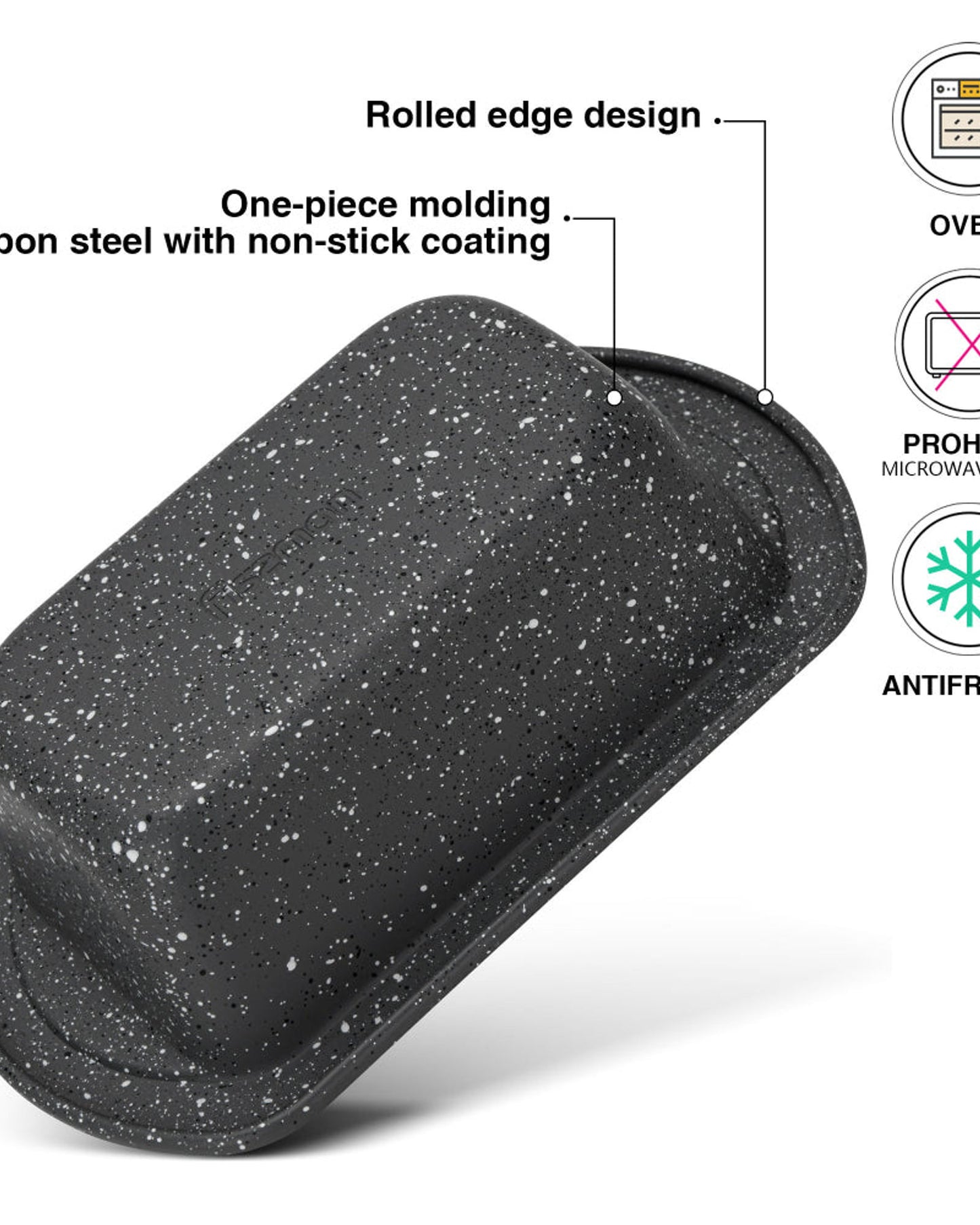 Fissman Loaf Pan Carbon 17cm