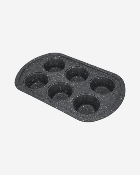 Fissman 6 Cups Muffin Pan 32cm Carbon Steel With Non-Stick Coating
