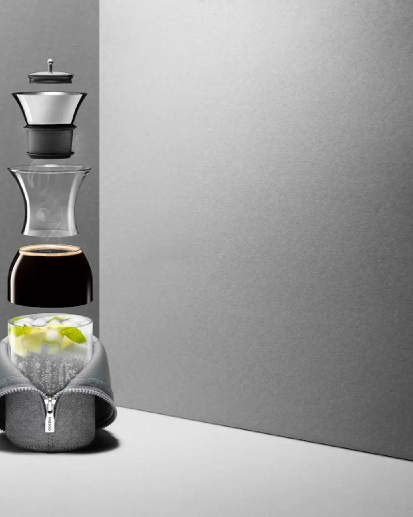 Eva Solo 567973 Fridge Carafe 1L Dark grey woven