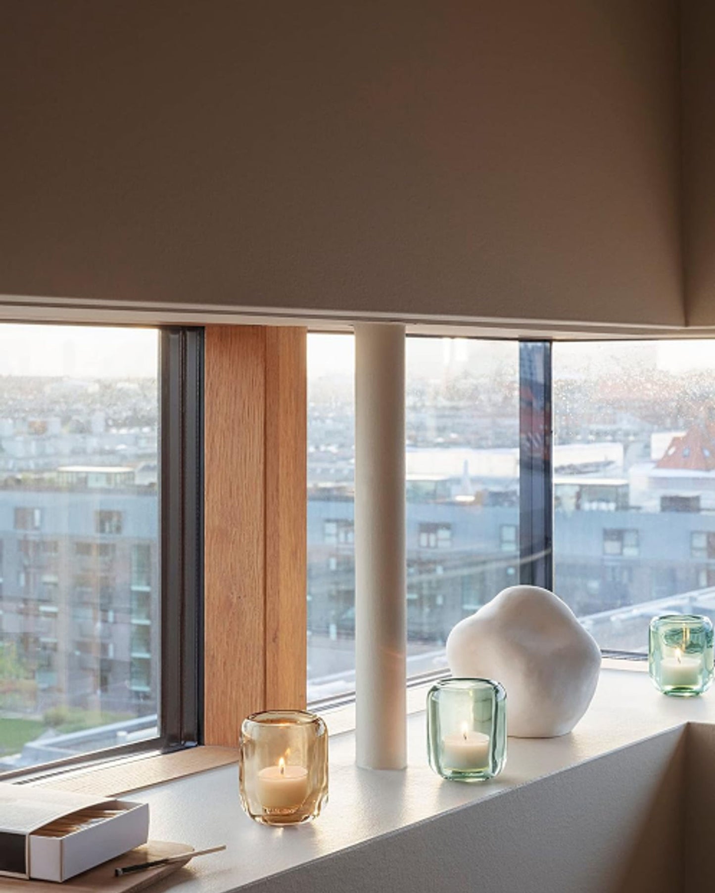 Eva Solo 571368 2 Acorn Tealight Holder Amber