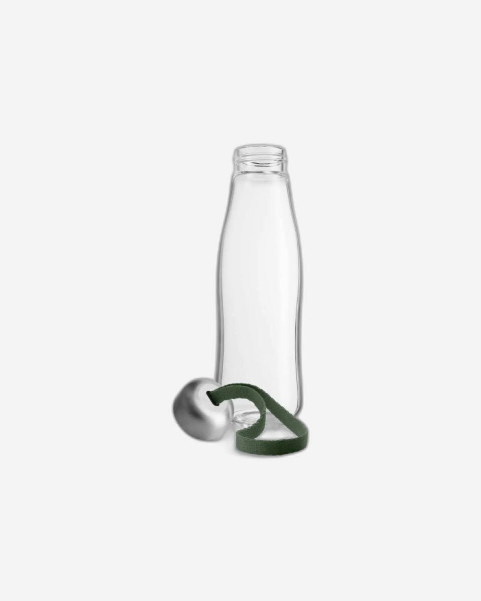 Eva Solo 575045 Glass Drinking Bottle 0.5L Cactus Green