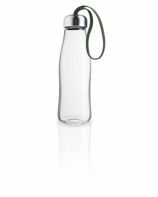 Eva Solo 575045 Glass Drinking Bottle 0.5L Cactus Green