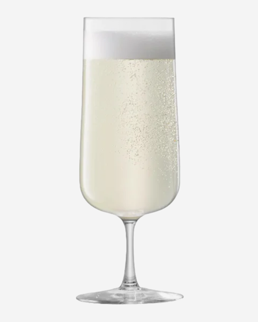 LSA Arc Champagne Flute 240ml Clear x4