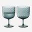 LSA Blue Dapple Wine Glass 325ml